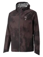 Kurtki i kamizelki sportowe męskie - Puma Kurtka funkcyjna "Seasons Stormcell" w kolorze czarno-antracytowym - miniaturka - grafika 1