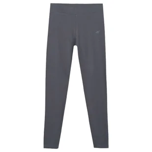 Damskie legginsy 4F Tights Cas F248 Rozmiar: S / Kolor: szary - Spodnie sportowe damskie - miniaturka - grafika 1