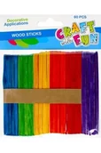 Decoupage - Craft with Fun Patyczki drewniane kolorowe 60 szt. - miniaturka - grafika 1