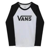 Koszulki i topy damskie - T-shirt Damski VANS Flying V Everyday Raglan WHTBL VN000AEMYB21 XXS - miniaturka - grafika 1