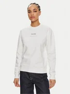 Bluzy damskie - Calvin Klein Bluza Multi Logo K20K207216 Biały Regular Fit - miniaturka - grafika 1