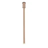Lampy sufitowe - Sufitowa podłużna lampa tuba ALHA 9683 Dohar metalowa platynowa - miniaturka - grafika 1