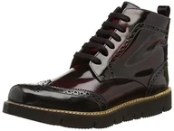 Kozaki damskie - Accatino 961496 damskie kozaki z krótką cholewką, czerwony - czerwony, różowy, brązowy. - 38 EU - miniaturka - grafika 1