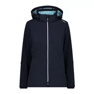 Kurtki damskie - CMP damska kurtka Softshell z odpinanym kapturem, B.Blue-Anice, 48 - miniaturka - grafika 1