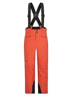 Spodnie narciarskie - Ziener AXI dziecięce spodnie narciarskie, spodnie śniegowe, wodoodporne, wiatroszczelne, ciepłe, pomarańczowe, 140 - miniaturka - grafika 1