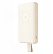 Powerbanki - Powerbank Xiaomi Powerbank Xiaomi WPB0620MI Magnetic 6000mAh 15W USB-C Beżowy - miniaturka - grafika 1