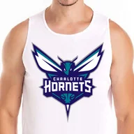 Koszulki męskie - KOSZULKA TANK TOP CHARLOTTE HORNETS NBA S 0465 - miniaturka - grafika 1