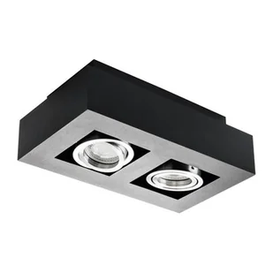 Kanlux Oprawa sufitowa punktowa Stobi DLP 250-B, czarna, 2x50 W (26832) - Lampy sufitowe - miniaturka - grafika 1