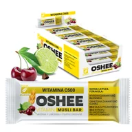 Płatki śniadaniowe i musli - 25x OSHEE Vitamin musli bar baton witamina C500 wiśnia limonka 40 g - miniaturka - grafika 1