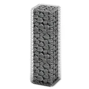 vidaXL vidaXL Kosz gabionowy z ocynkowanego drutu stalowego 100 x 30 cm - Pozostałe ozdoby ogrodowe - miniaturka - grafika 1