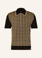 Moda i Uroda OUTLET - Amiri Dzianinowa Koszulka Polo schwarz - miniaturka - grafika 1