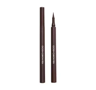 GOSH - Brow Pen - Pisak do stylizacji brwi - 1.1 ml - 003 DARK BROWN - Akcesoria i kosmetyki do stylizacji brwi - miniaturka - grafika 1