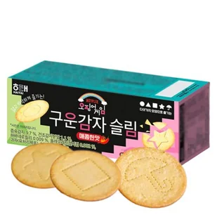 Ciasteczka Squid Game spicy potato biscuits Dalgona Challenge 80g Haitai - Netlfix - Kuchnie świata - miniaturka - grafika 1