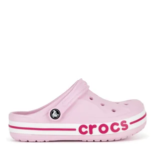 Klapki Crocs BAYABAND CLOG K 207019-6TG Różowy - Buty dla dziewczynek - miniaturka - grafika 1