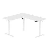 Biurka gamingowe - Silver Monkey Biurko elektryczne ECD-300 white - miniaturka - grafika 1