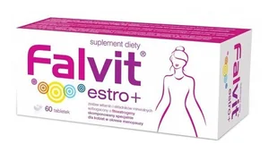 Jelfa S.A. Falvit Estro+ 60 szt. - Witaminy i minerały - miniaturka - grafika 1
