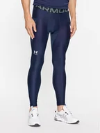 Spodnie sportowe męskie - Under Armour Legginsy Ua Hg Armour Leggings 1361586 Granatowy Compression Fit - miniaturka - grafika 1