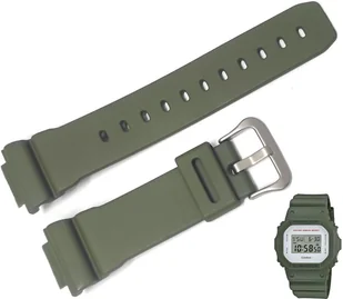 Pasek do zegarka Casio G-Shock DW-5600M zielony 10512601 - Akcesoria do zegarków - miniaturka - grafika 1