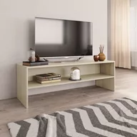 Szafki RTV - vidaXL Szafka pod TV, dąb sonoma, 120 x 40 x 40 cm, płyta wiórowa - miniaturka - grafika 1
