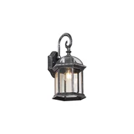 Lampy ogrodowe - QAZQA Klasyczna zewnętrzna lampa ścienna antyczne srebro IP44 - Glasgow - miniaturka - grafika 1