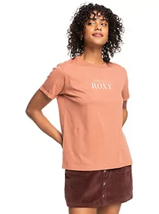 ROXY Modna koszulka damska różowa XXS - Koszulki i topy damskie - miniaturka - grafika 1