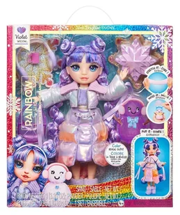 Rainbow High Winter Wonderland Doll- Violet Purple - Lalki dla dziewczynek Rainbow High Winter Wonderland Doll- Violet Purple - Lalki dla dziewczynek - miniaturka - grafika 1