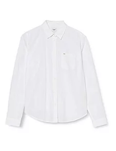 Lee Damska koszula Regular Shirt, Biały (Cloud Dancer Ha), S - Koszule damskie - miniaturka - grafika 1