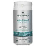 Witaminy i minerały - Vegetology Omega 3 EPA & DHA + Witamina D3, 60 kaps. - miniaturka - grafika 1