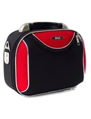 Walizki - Mały kuferek 773 L CZARNO-CZERWONY - miniaturka - grafika 1