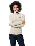Swetry damskie - Jack Wolfskin Damski sweter polarowy Gekono, biały (white sand), M - miniaturka - grafika 1