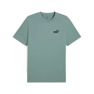 Koszulki sportowe męskie - Męska koszulka Essentials z małym logo No. 1 PUMA Green Moon - miniaturka - grafika 1