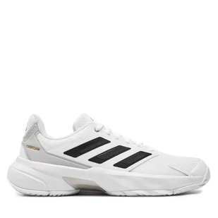 Buty do tenisa adidas CourtJam Control 3 Tennis IF7888 Biały - Tenis ziemny - miniaturka - grafika 1