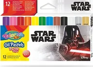 Przybory szkolne - Patio Pastele olejne trójkątne Colorino Kids Star Wars 12 kolorów - miniaturka - grafika 1