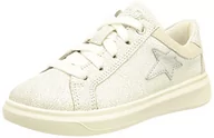 Buty dla dziewczynek - Superfit Sneakersy dziewczęce Cosmo, biały - biały 1000-35 EU - miniaturka - grafika 1