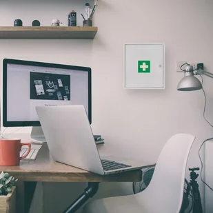 Rottner MK1 naścienna apteczka, biała - Apteczki i materiały opatrunkowe - miniaturka - grafika 6