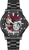 Zegarki męskie - Zegarek męski KENNETH COLE KCWGL0033703 czerwony klasyczny skeleton - miniaturka - grafika 1