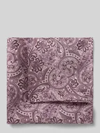 Krawaty i muchy męskie - Poszetka z jedwabiu ze wzorem na całej powierzchni - miniaturka - grafika 1