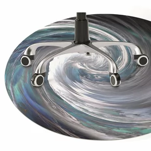 Podkładka pod krzesło obrotowe Wir fi100 cm - Podnóżki, podpórki, podkładki - miniaturka - grafika 1