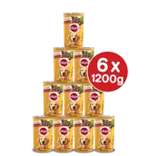 Mokra karma dla psów - Pedigree Adult mokra karma dla psów z wołowiną w galaretce 6x1200g 44863-uniw - miniaturka - grafika 1