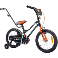 Rowery - sun baby Rower dziecięcy Tiger Bike 16 cali dla chłopca Żółto-szary - miniaturka - grafika 1