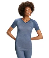 Koszulki i topy damskie - Falke Damski T-shirt Wool-tech Light T-shirt damski szary szary-wrzos M 33460 - miniaturka - grafika 1