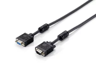 Impakt PRZEDŁUŻACZ VGA F/M 10M +FERRYT CZARNY EQUIP - Kable komputerowe i do monitorów - miniaturka - grafika 1
