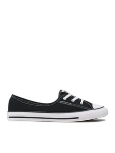 Converse Trampki Chuck Taylor All Star Bellet Lace Slip 566775C Czarny - Trampki damskie - miniaturka - grafika 1