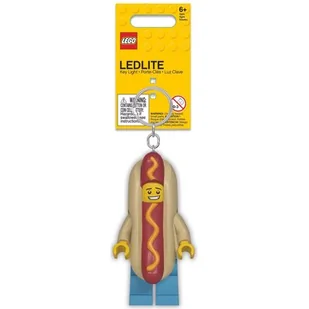 LEGO Iconic Hot Dog Man Key Light IDKE119 - Breloczki dla dzieci - miniaturka - grafika 1