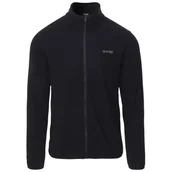 Bluzy sportowe męskie - Męska bluza Hi-Tec Damis II Full Zip Rozmiar: M / Kolor: czarny - miniaturka - grafika 1