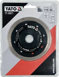 Yato Tarcza Diamentowa 115Mm Do Ceramiki - Tarcze do pił - miniaturka - grafika 1