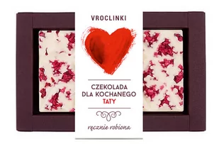 Czekolada biała z malinami - serce dla taty - Czekolada - miniaturka - grafika 1