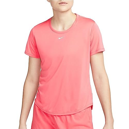 NIKE DD0638-894 W NK One DF SS STD Top Koszulka damska różowa Rozmiar S, Różowy, S