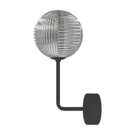 Lampy ścienne - Kinkiet z kloszem do korytarza, czarny-grafit K-5718 z serii GRETA - miniaturka - grafika 1