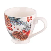 Filiżanki - Lumarko Filiżanka Jumbo Na Stopce Nbc 350 ML Cranberry - miniaturka - grafika 1